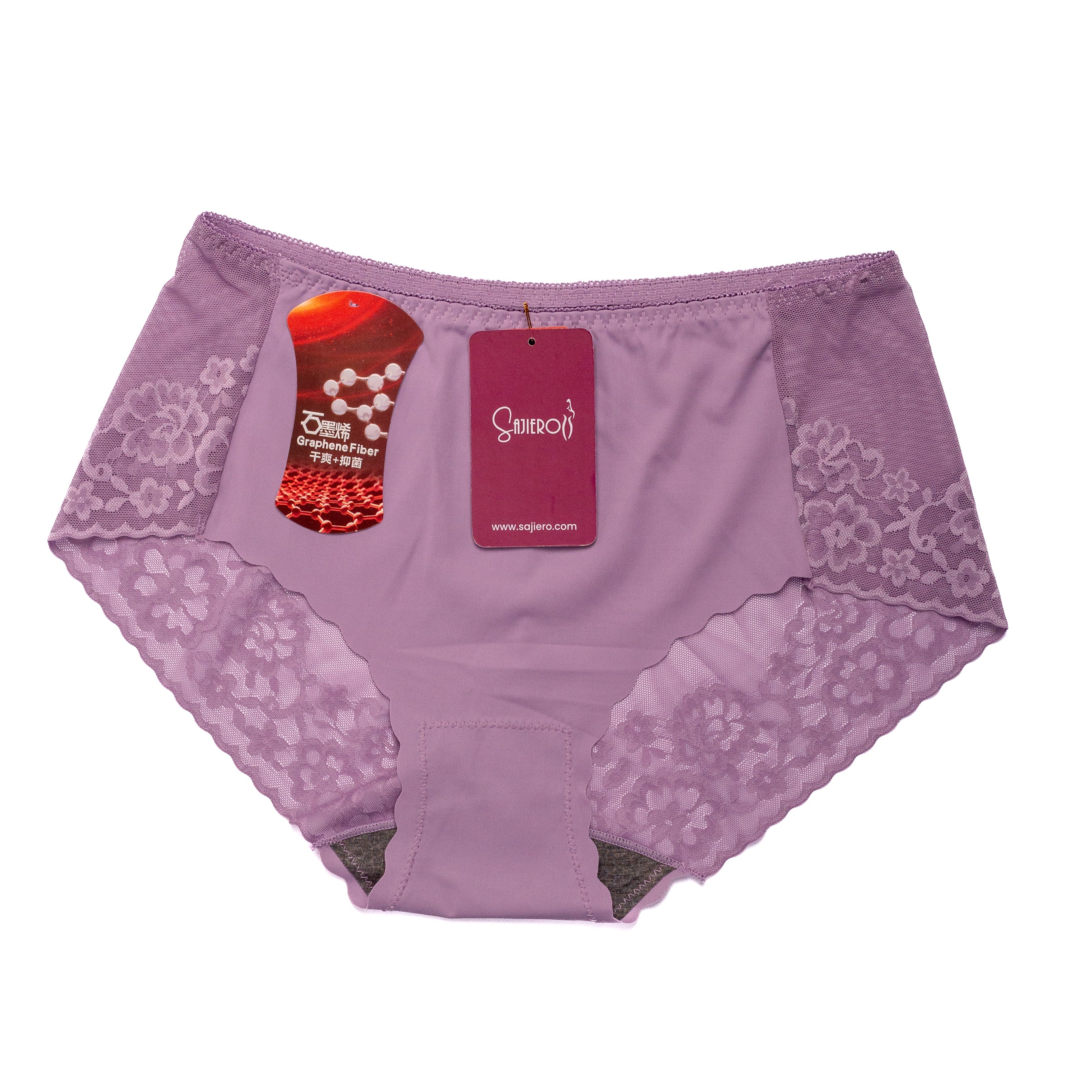 Victoria Cosmos Embroidery Net Panty