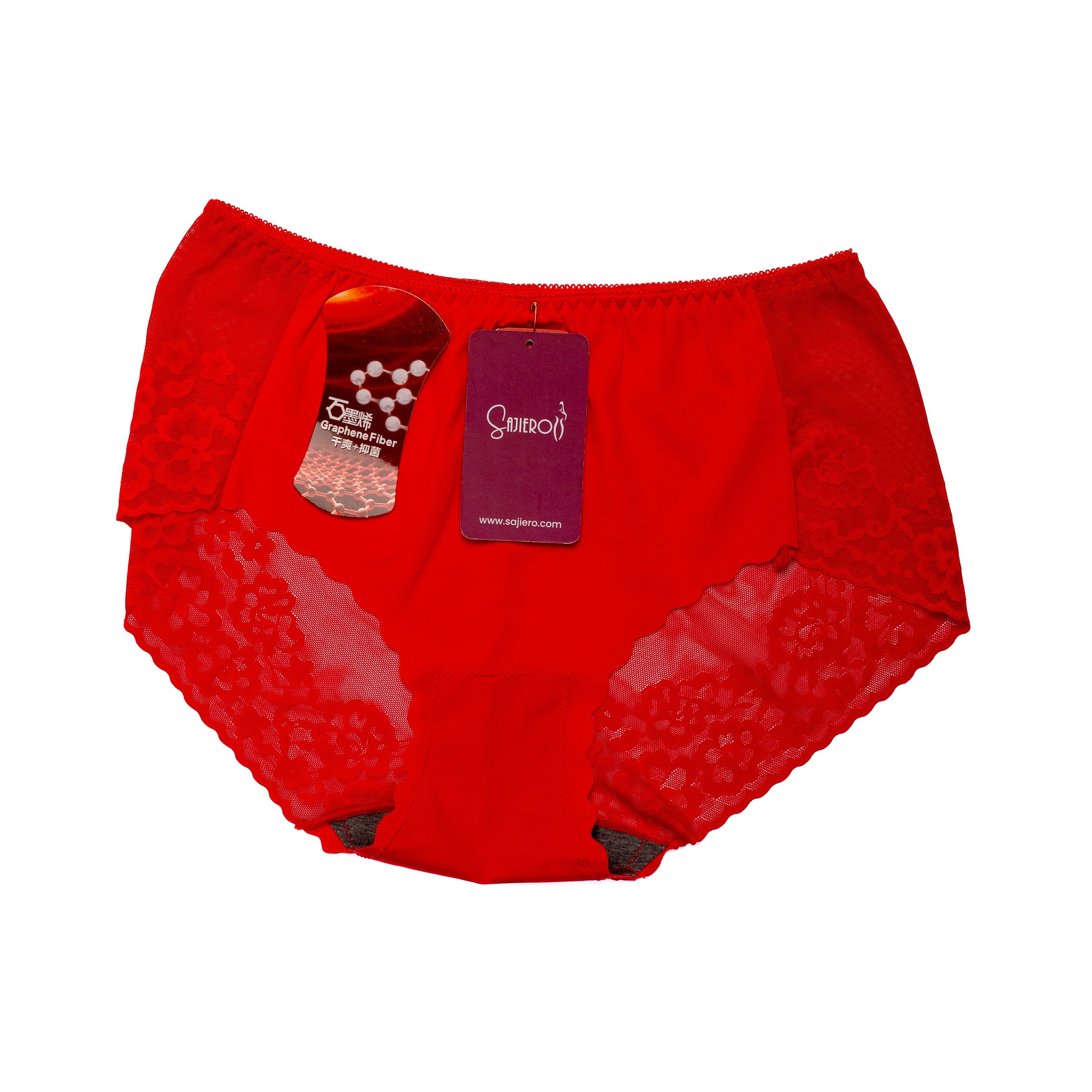 Victoria Cosmos Embroidery Net Panty