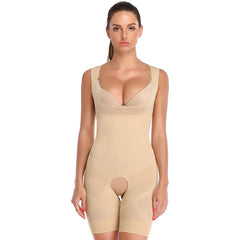 Victoria Spanx Full Body Corset Crotch Buckle Body Shaper