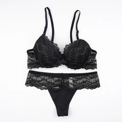 Victoria Jessie lacy Floral Padded Bra and Panty Set