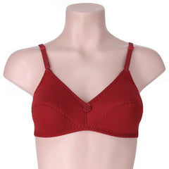 Victoria Ample Single Padded Casual Wireless Bra