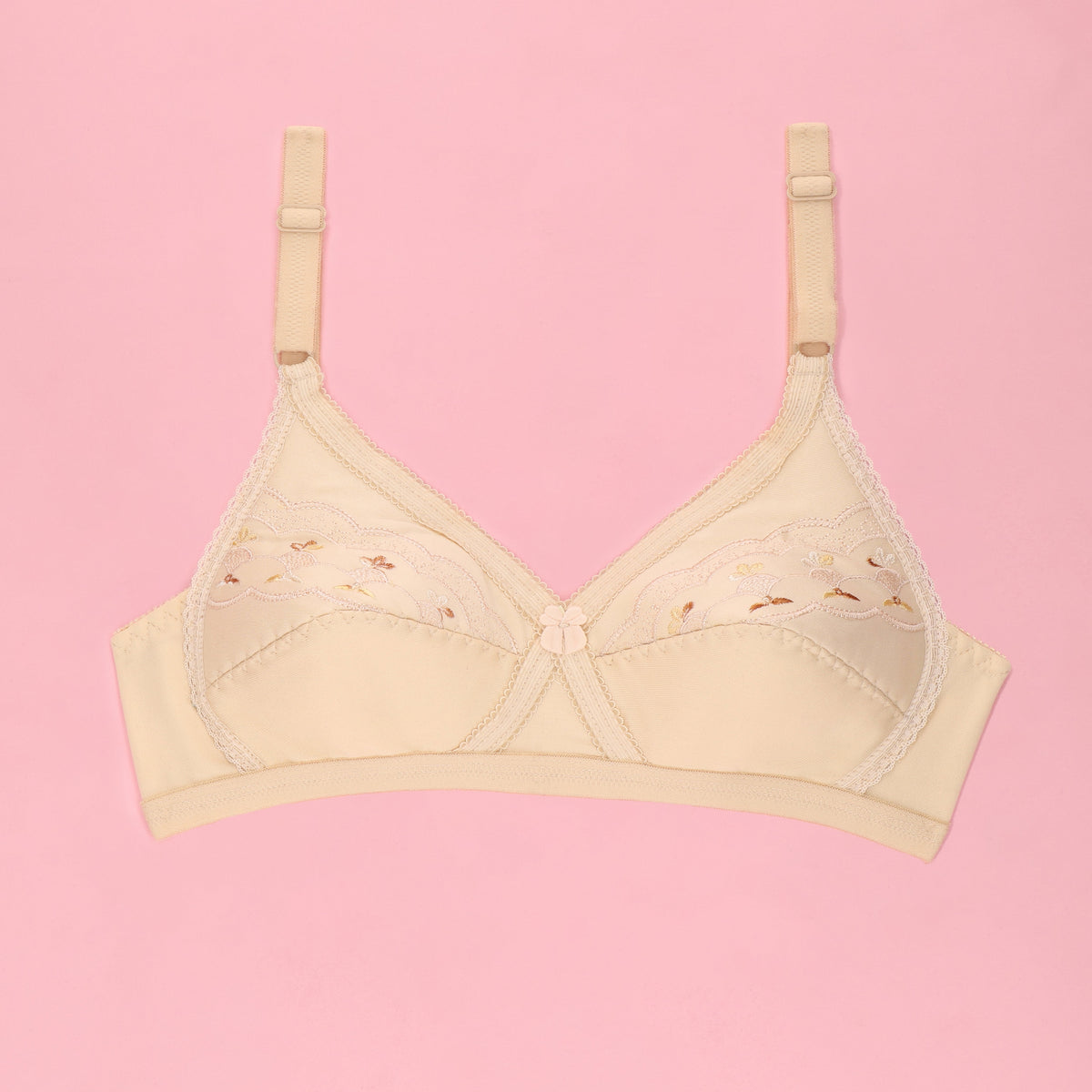 Victoria Cross Single Padded Casual Wireless Bra