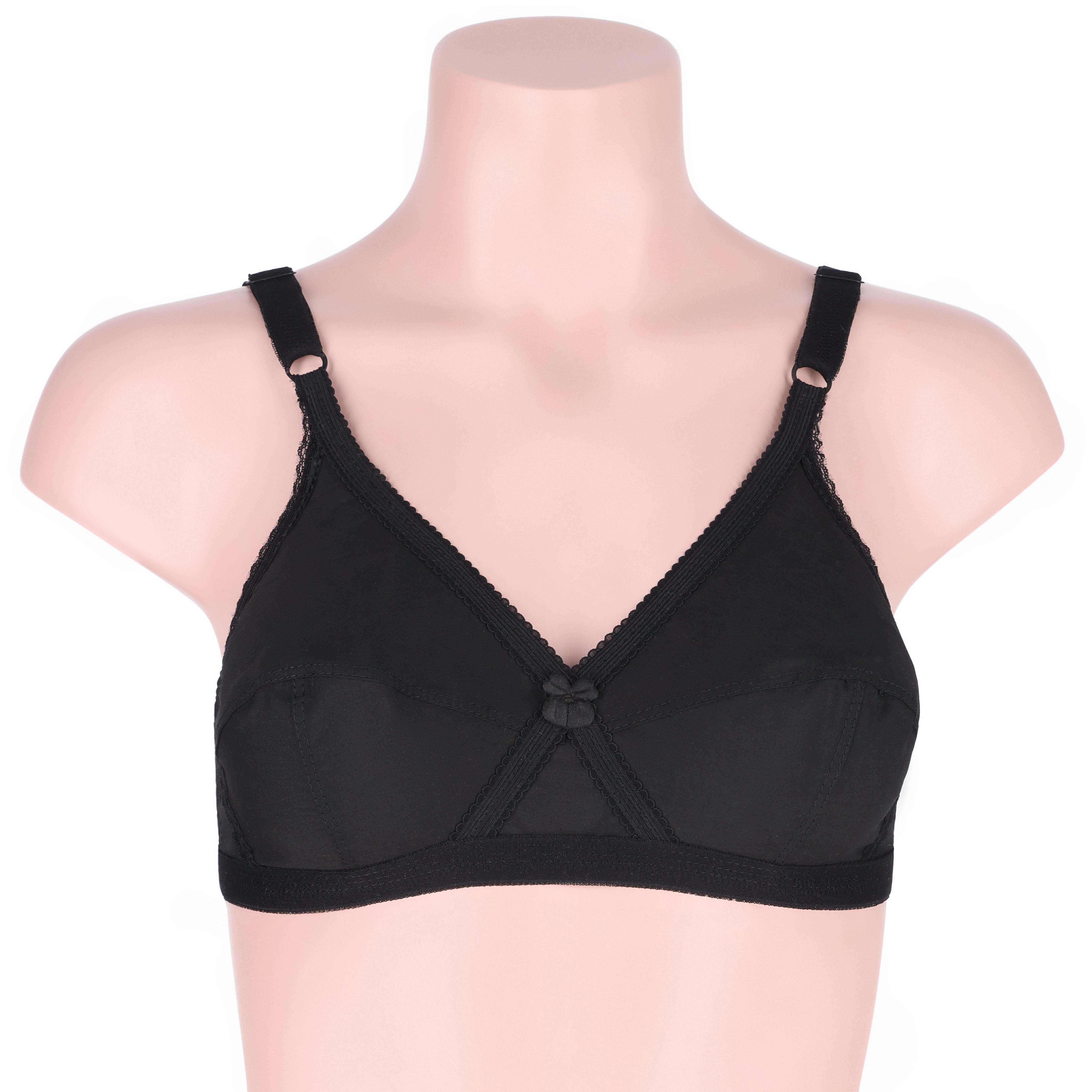 Victoria Cross Plain Casual Non Padded Wireless Bra