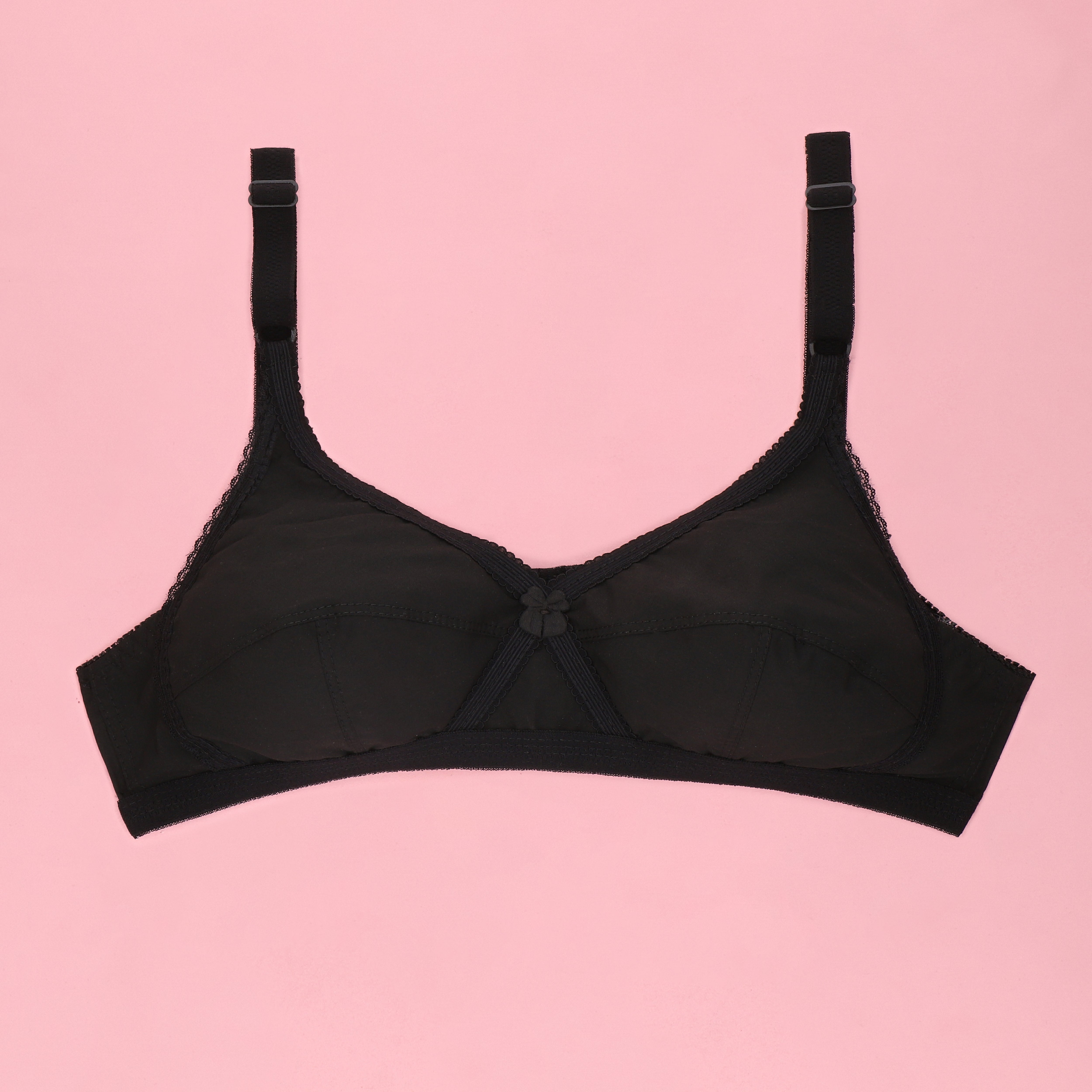 Victoria Cross Plain Casual Non Padded Wireless Bra