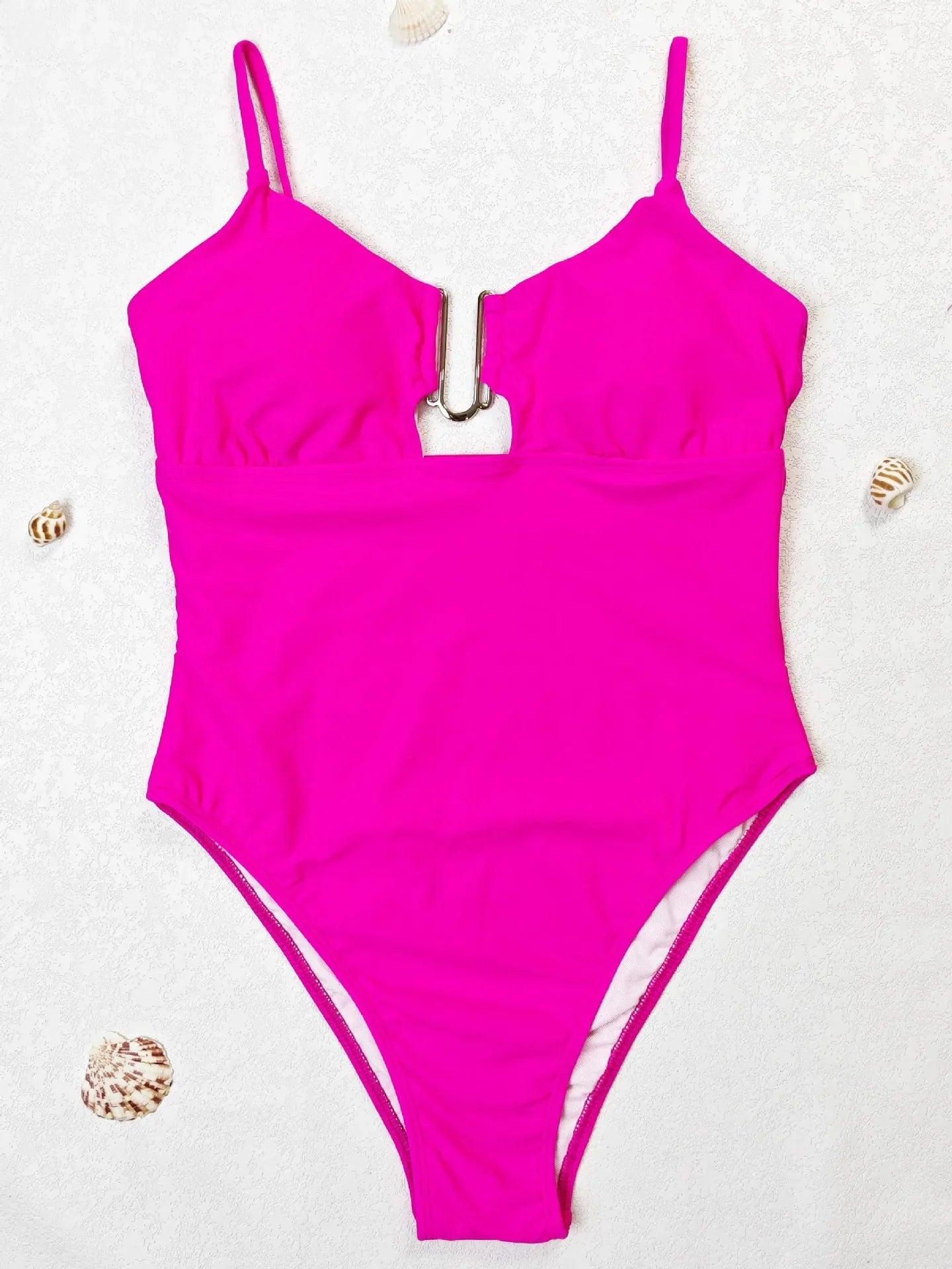 Victoria Pink V Suspender One piece Bikini Swimsuit