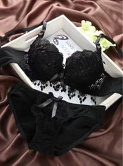 Victoria Floral Embroidery Bella Padded Bra and Panty Set