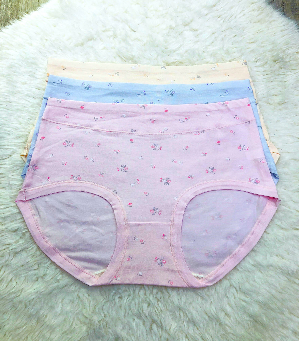 Victoria KWO Flower Print Soft Cotton Panty