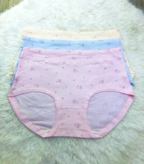 Victoria KWO Flower Print Soft Cotton Panty