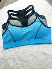 Victoria Crop Pushup Sports Bra