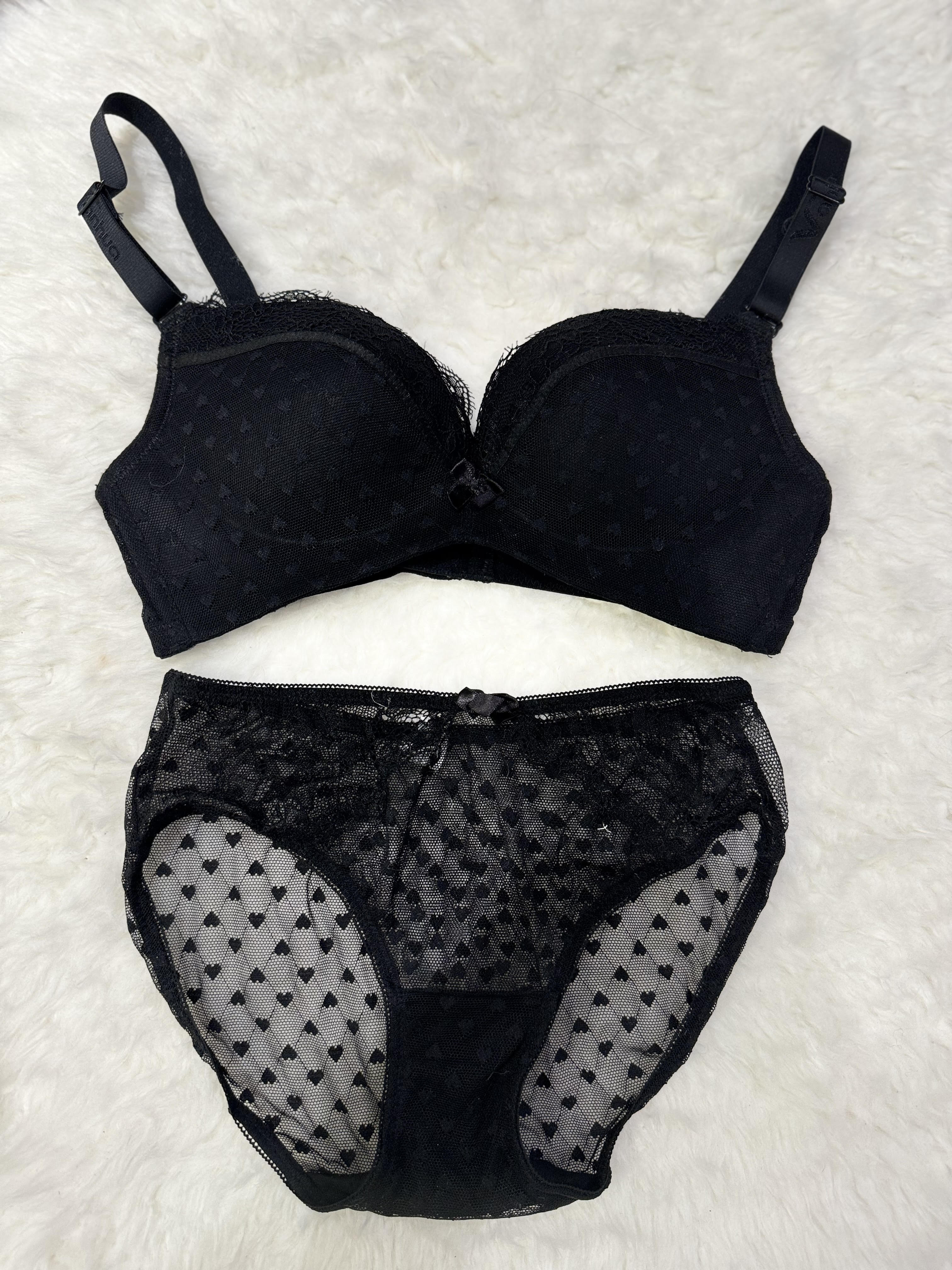 Victoria Spandex Padded Bra and Panty Set